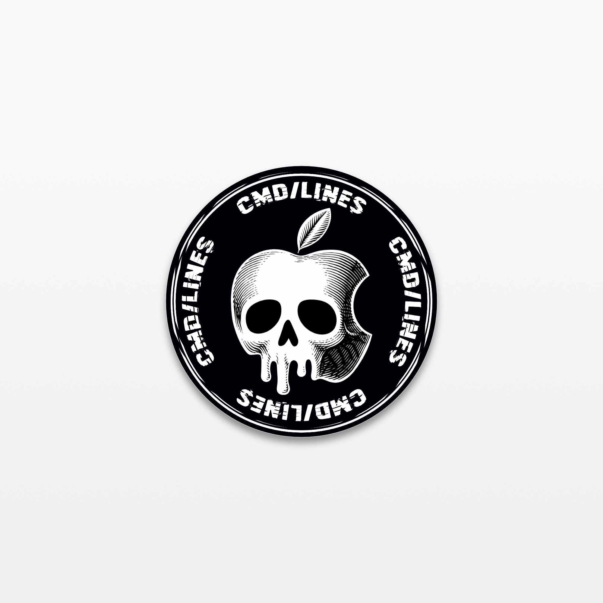 3" Round Skullfruit Sticker