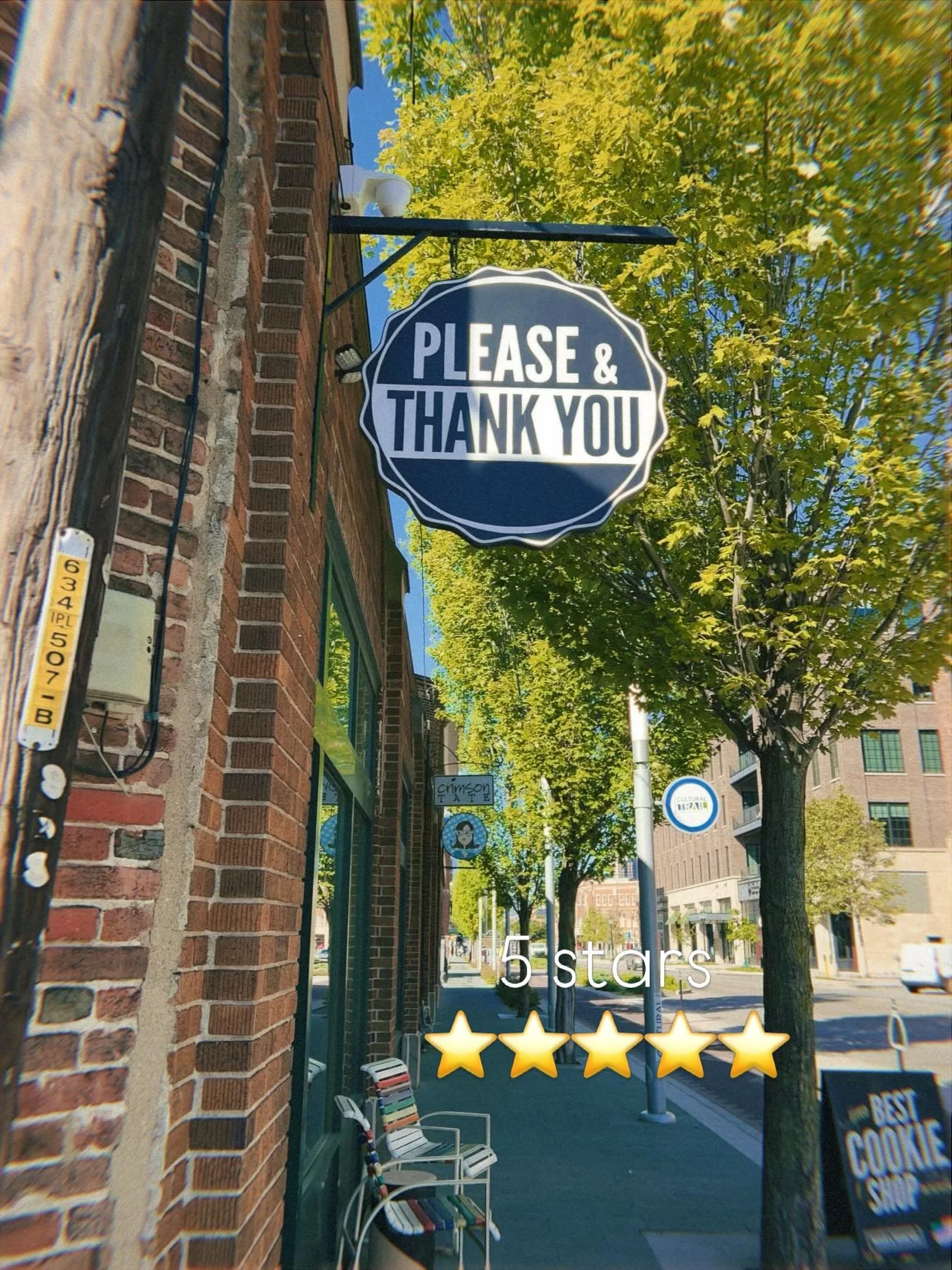 The best post closing treat! Stop by soon and try the &ldquo;best cookie in indy.&rdquo;🍪