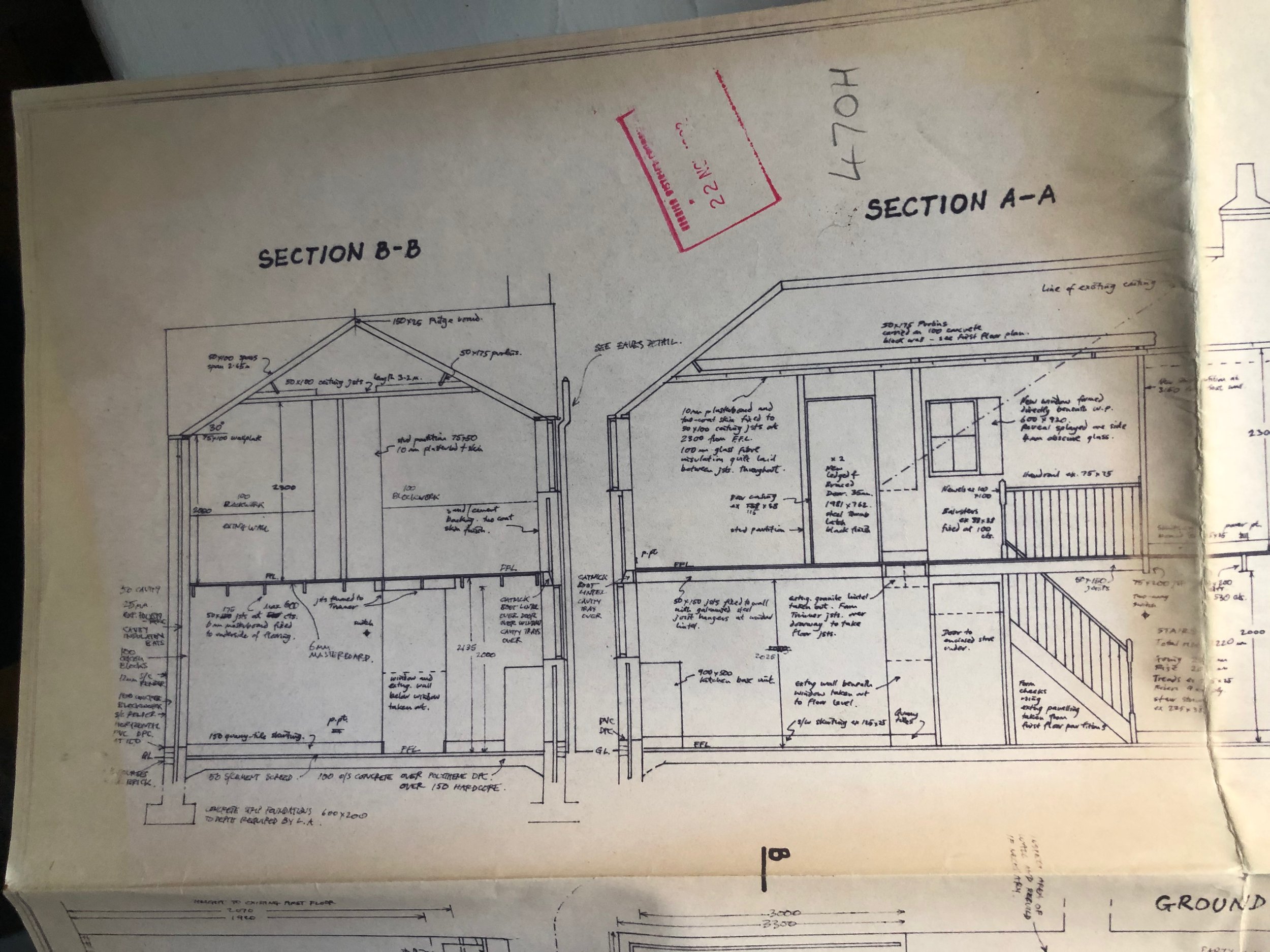 These detailed drawings were all handwritten by Matthew in his characteristically beautiful, tiny handwriting.