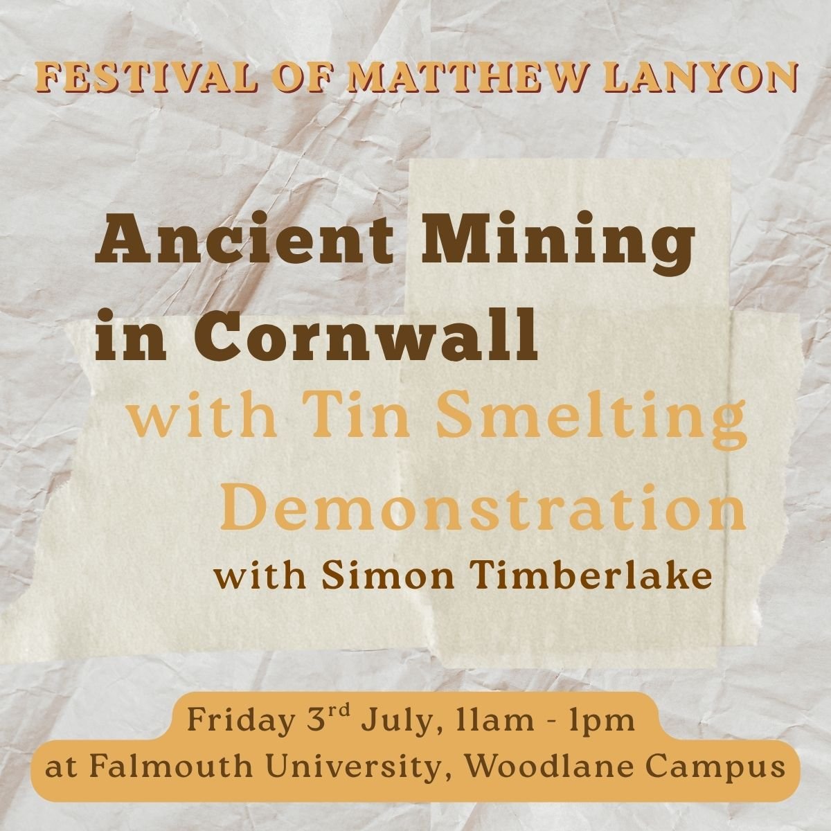 Ancient Mining in Cornwall and Tin Smelting Demonstration