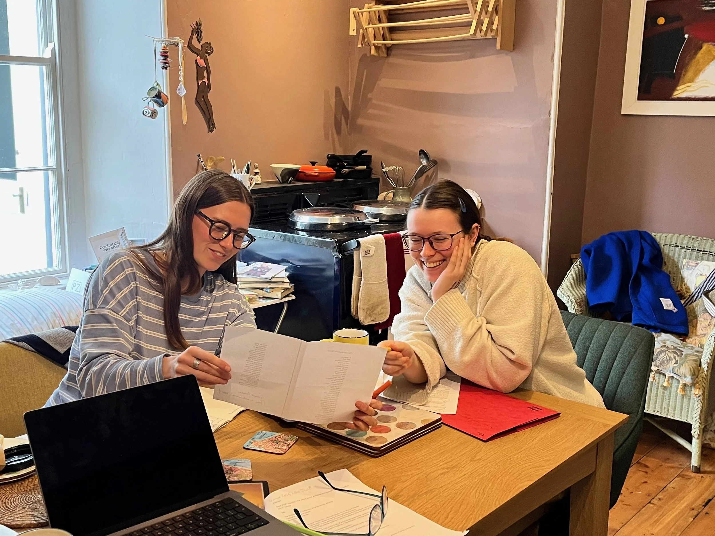 Archive Residents Abbie Fowler and Ellie Eden,  Nov 2025.