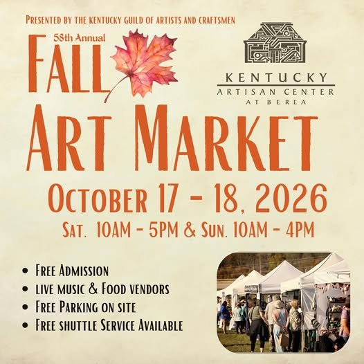 Kentucky Guild of Artists and Craftsmen Fall Art Market
