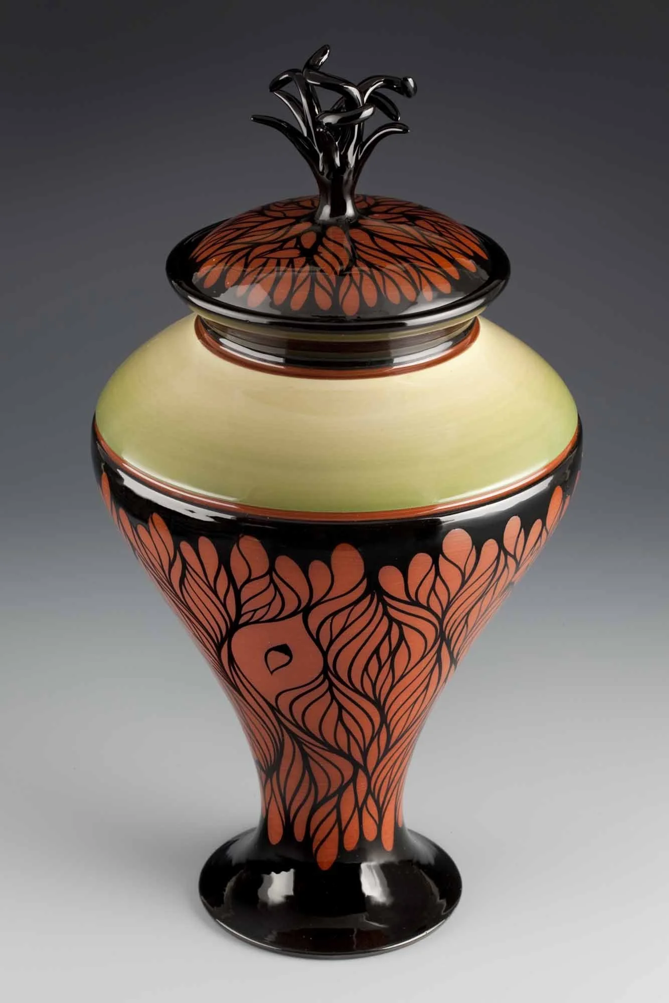 Petal Lidded Jar