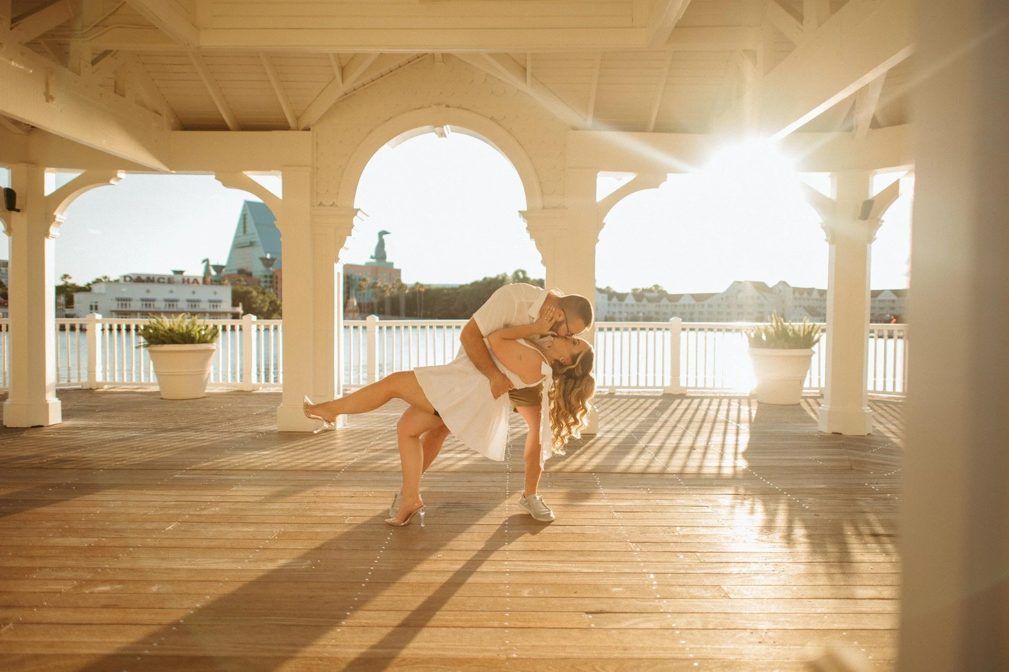 Sunshine, laughter, and a love that sweeps you off your feet ☀️ From this pier to forever, their story is just beginning. 💍

Photo Love: @thatfirstmomentphoto 

#FairyTalesAndWeddingBells #EngagementSessionGoals #SheSaidYes #HappilyEverAfter #OnceUp