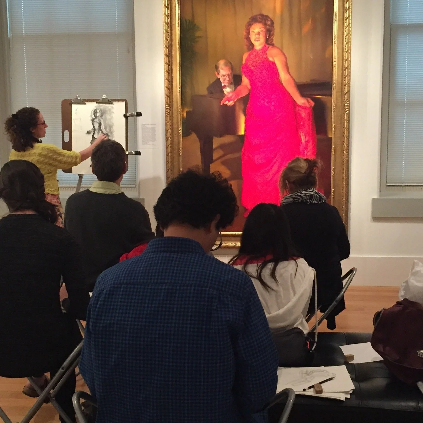 Tomorrow I'll be hosting the next Drawn to Figures session for the Smithsonian's National Portrait Gallery. 

These are virtual, practical art sessions for anyone wanting to brush up on their figure and portraiture drawing skills. 

No experience is 