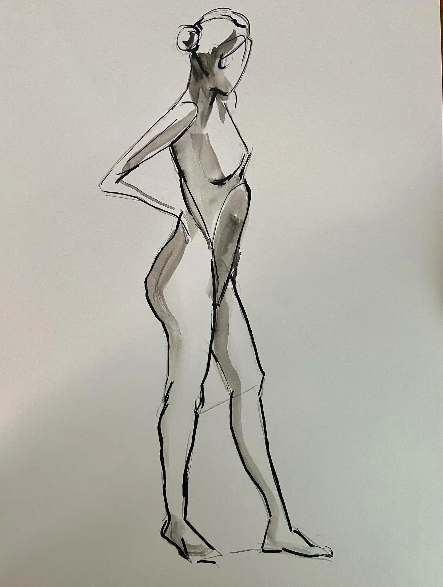 Last week in my virtual Drawn to Figures lesson for the Smithsonian, we looked at artist&rsquo;s who use inks in their figure and portraiture works. In the next session we&rsquo;ll be looking at charcoals. However, it will be my last virtual session 