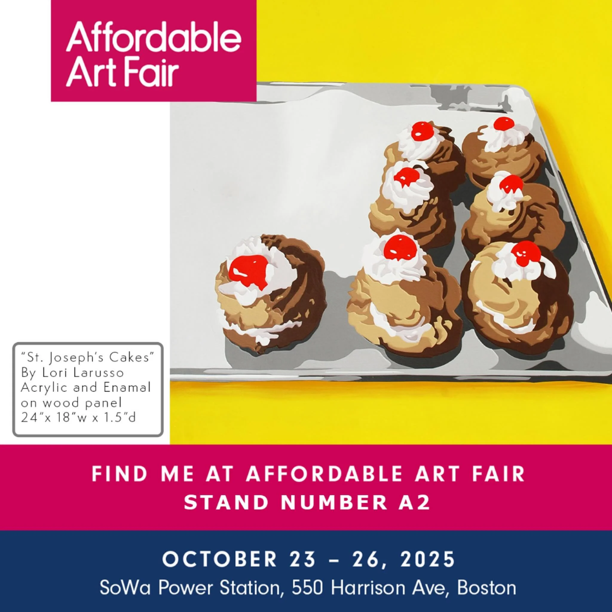 I&rsquo;ll be in Boston in a few weeks for another art fair. If you would like to come to the show, DM me for complimentary tickets!