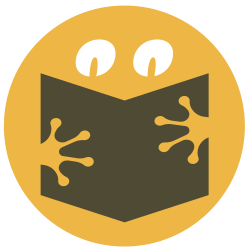 Geometric drawing of an outline square with sections divided by vertical, horizontal, and circle lines.