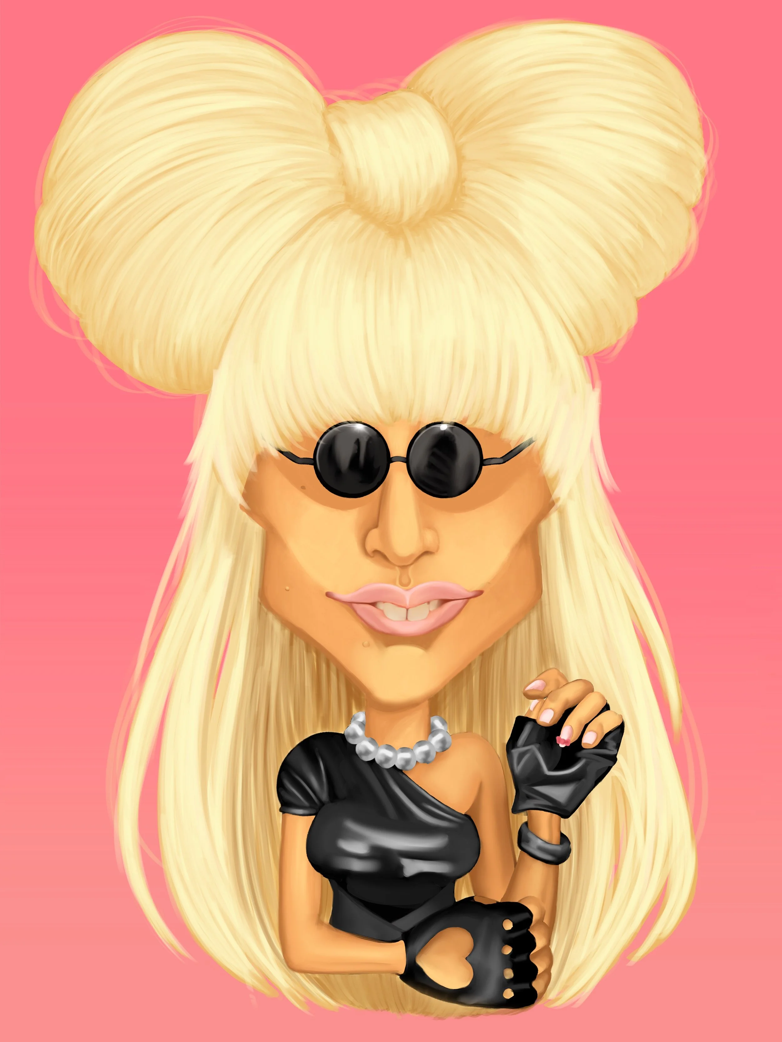Lady Gaga Caricature