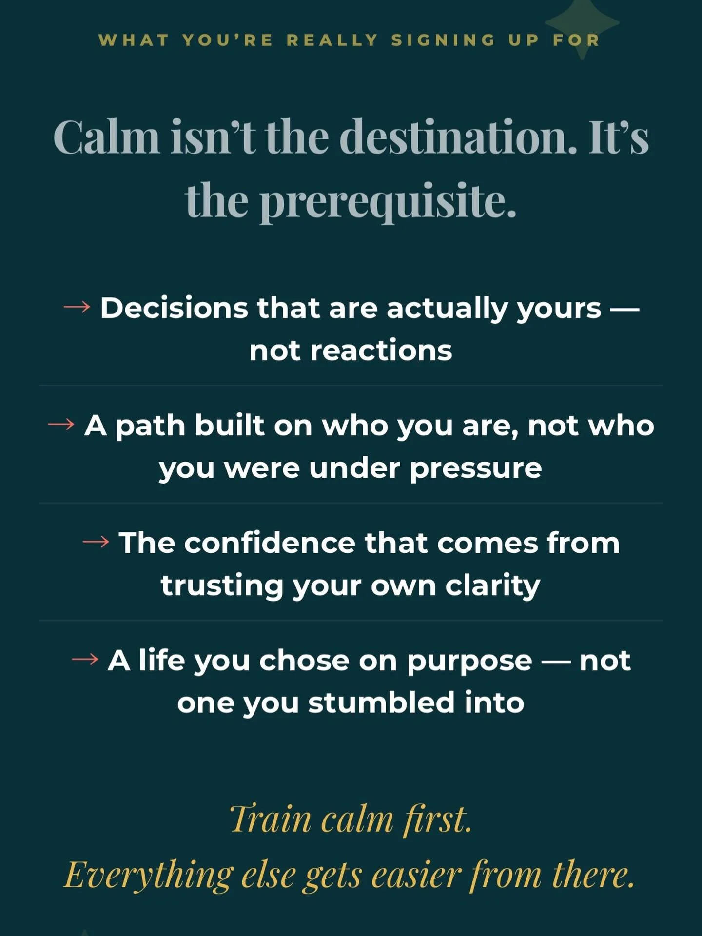 Let me just say it straight&hellip;

You&rsquo;re not stuck because you don&rsquo;t know what to do.
You&rsquo;re stuck because everything feels loud and urgent and your brain won&rsquo;t settle long enough to trust your own decision.

So you pause.
