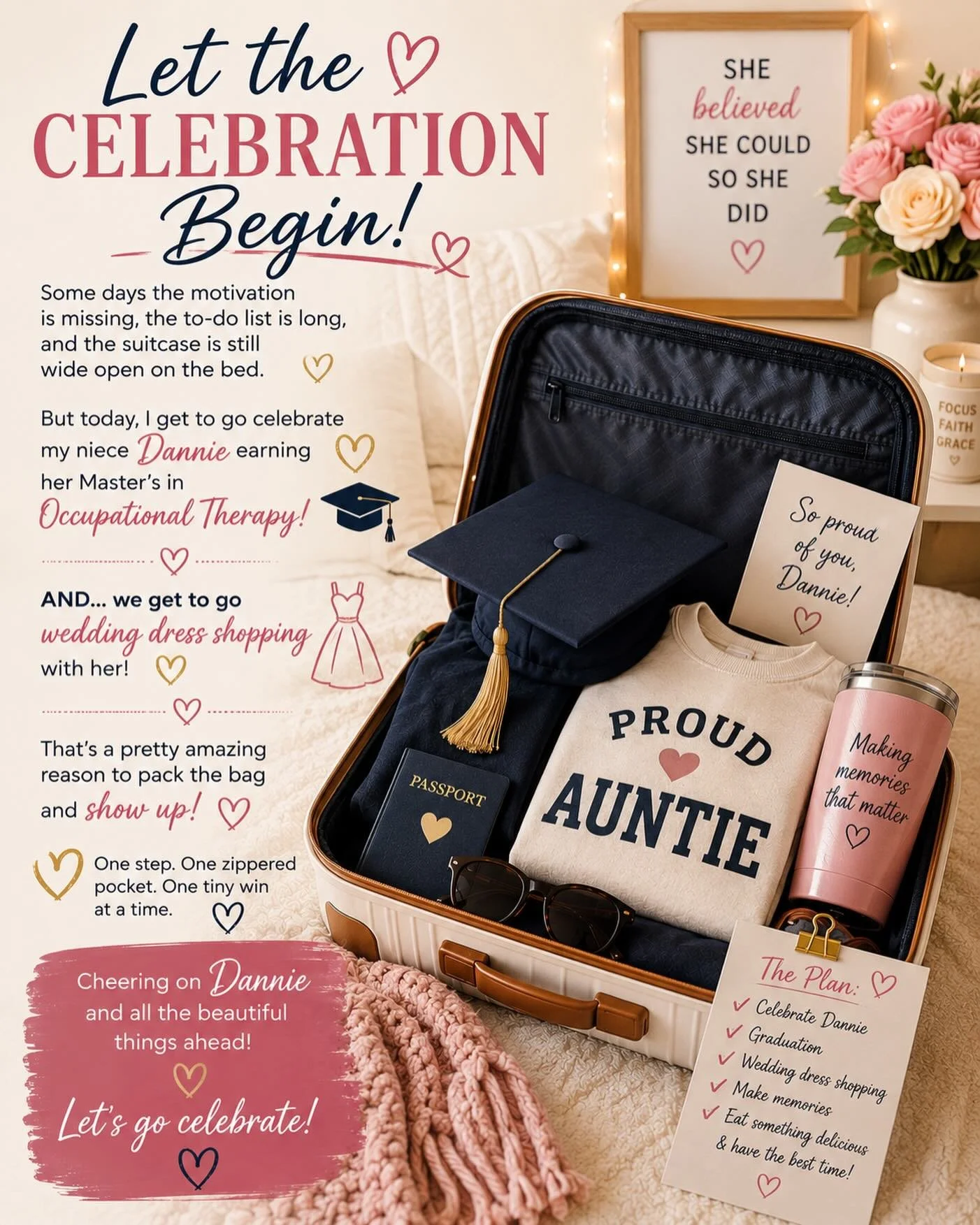 People see the graduation photos.
The cap. The smile. The celebration. 🎓✨

What they don&rsquo;t see is that there was a moment Dannie almost quit.

Her internship was miserable. She was stressed, discouraged, and questioning herself. And honestly? 