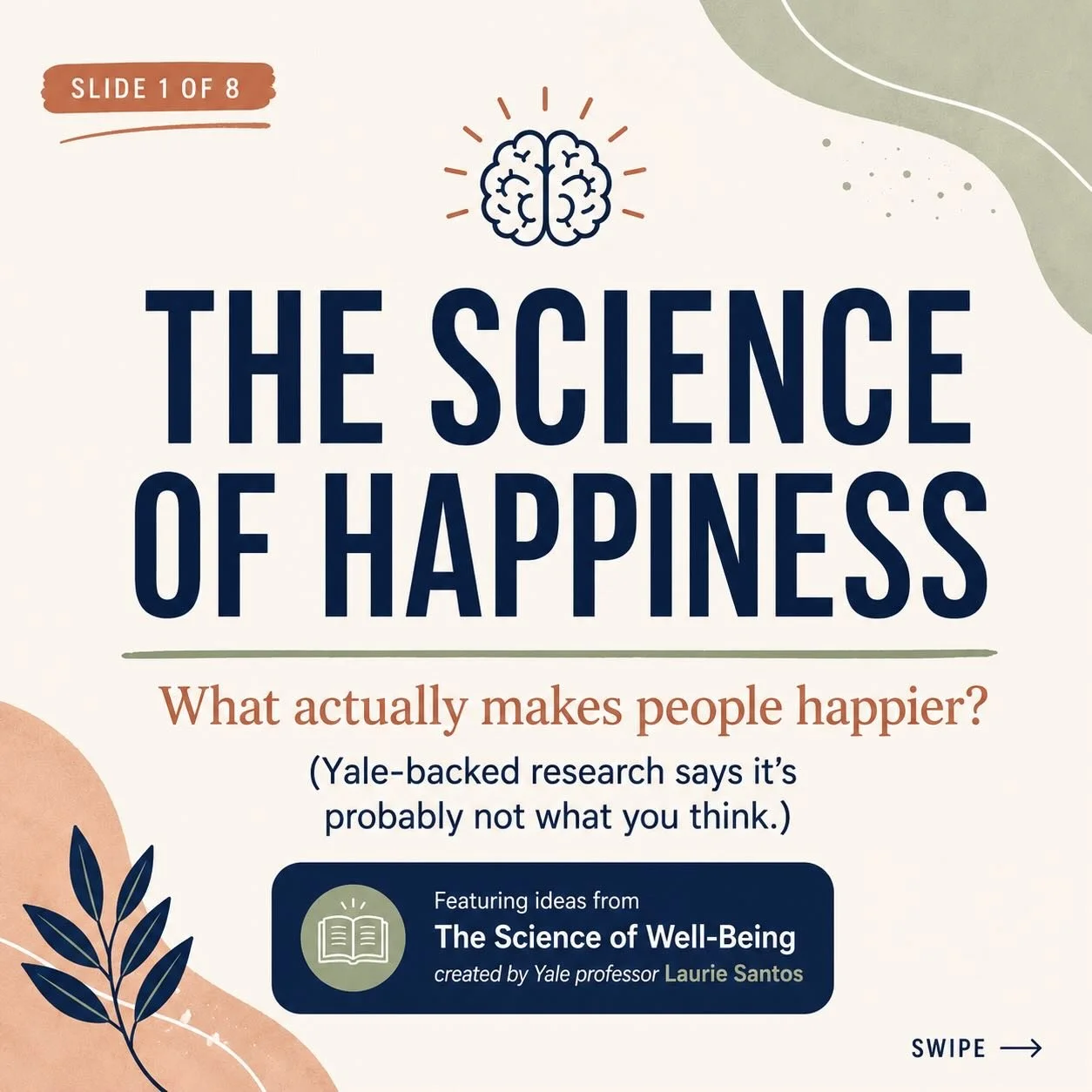 What if What You Thought Would Make You Happy is Wrong?

 What if happiness isn&rsquo;t about finally getting everything perfect&hellip;
but about retraining the way we think, connect, cope, and live?

I&rsquo;ve been diving into the research behind 