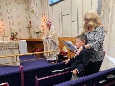 Father Michael's induction ceremony