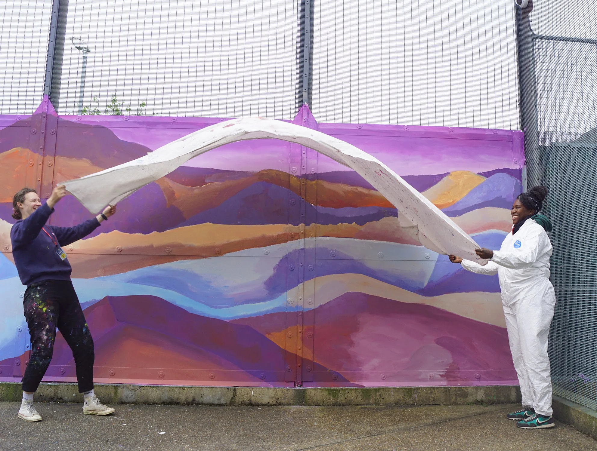 London Mural Artist Downview Community Prison Mural 1.jpg