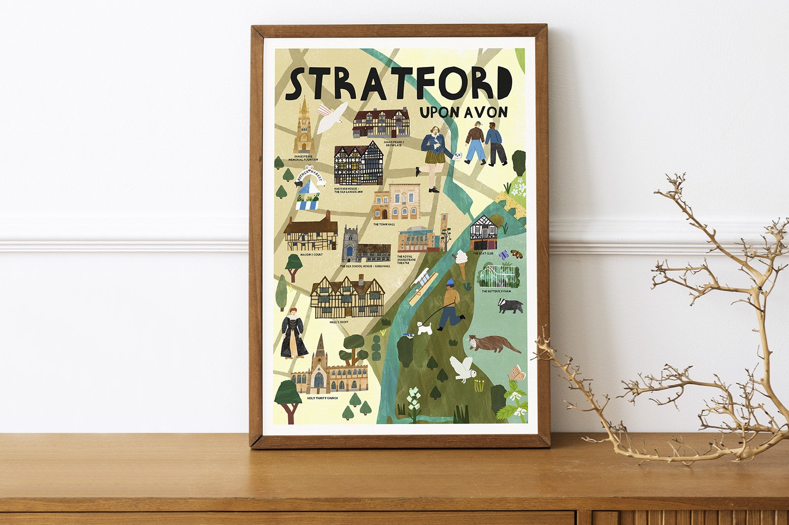 Emily-Kaye-Stratford-upon-Avon-Map-Framed-Branch.jpg