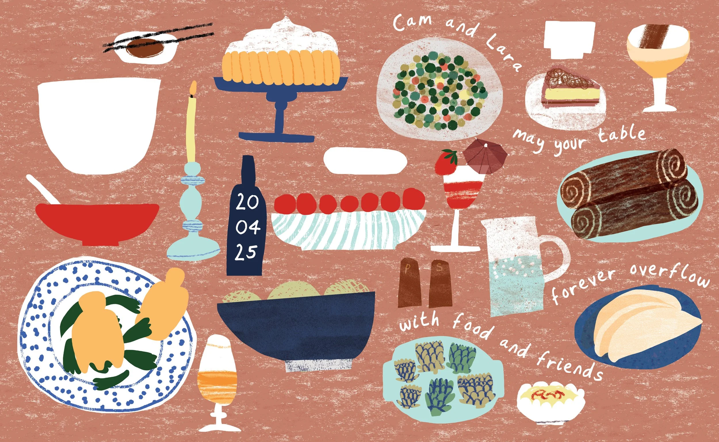 Recipe Book Cover Art