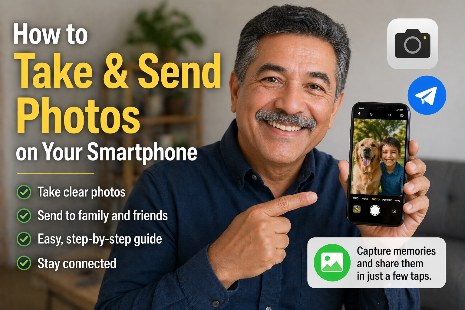 How to Take and Send Photos on Your Smartphone