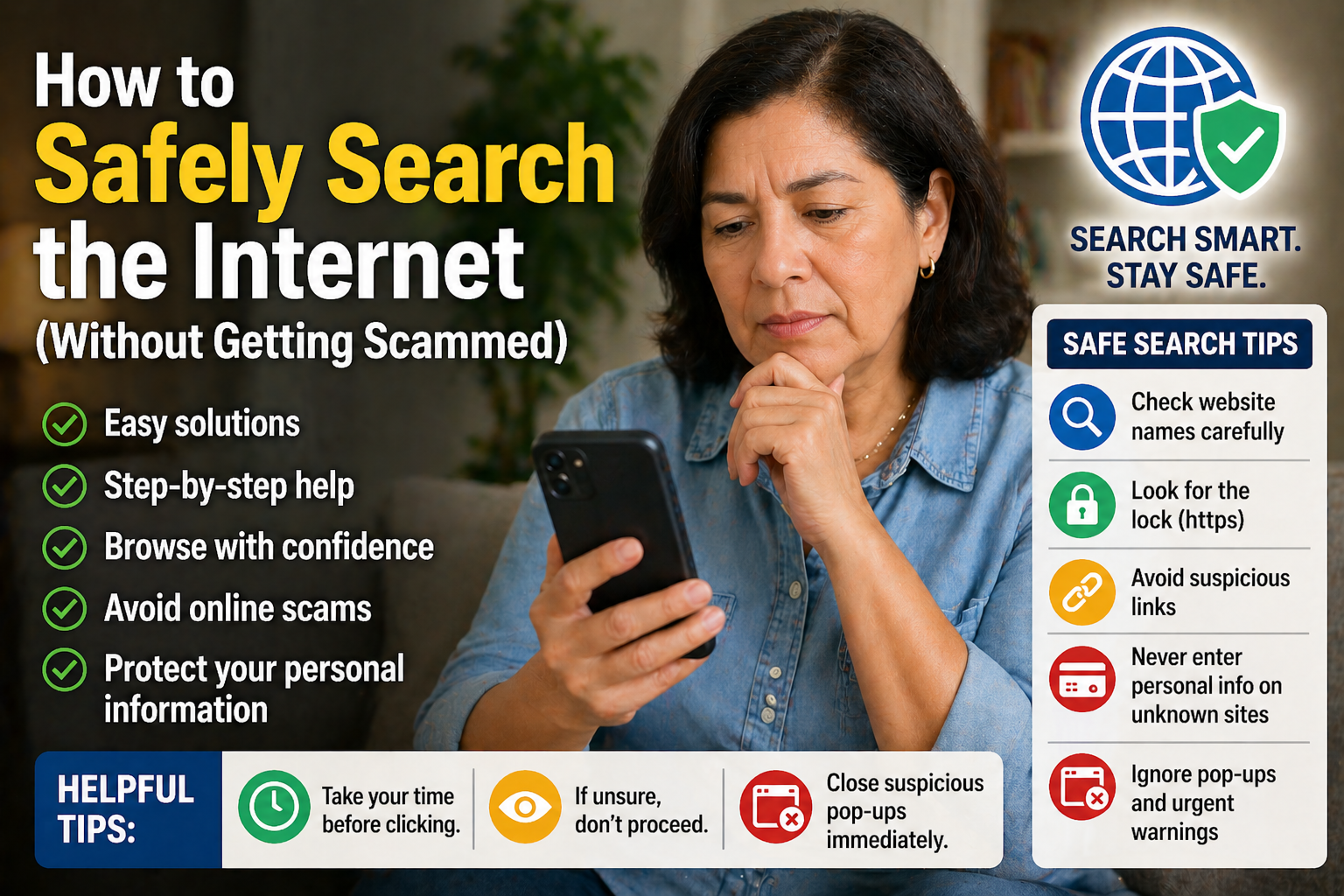 How to Safely Search the Internet Without Getting Scammed
