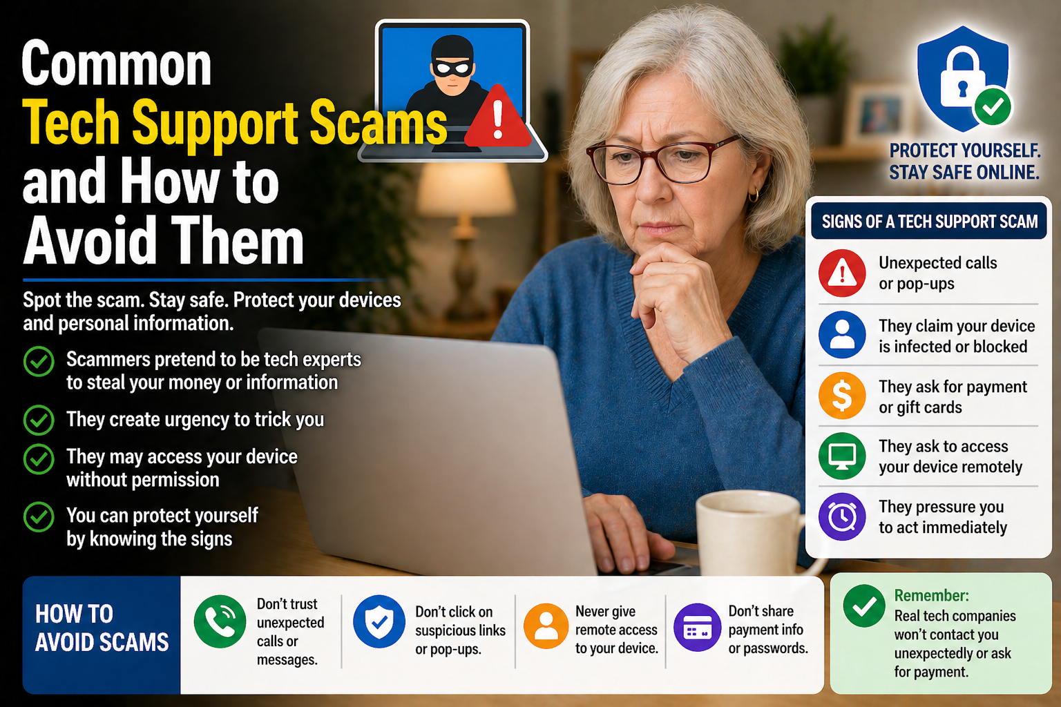 Common Tech Support Scams and How to Avoid Them