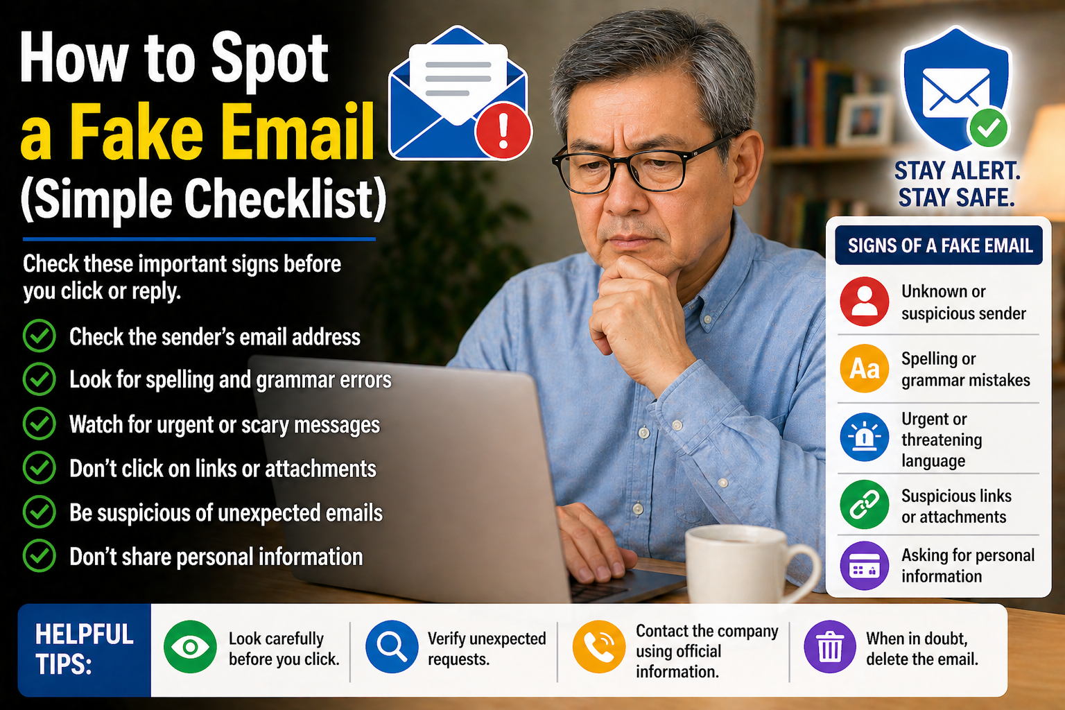 How to Spot a Fake Email (Simple Checklist)