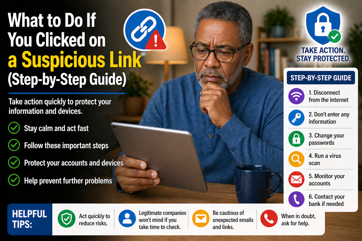  What to Do If You Clicked on a Suspicious Link (Step-by-Step Guide)