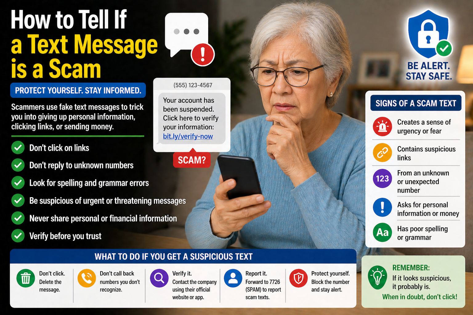 How to Tell If a Text Message Is a Scam
