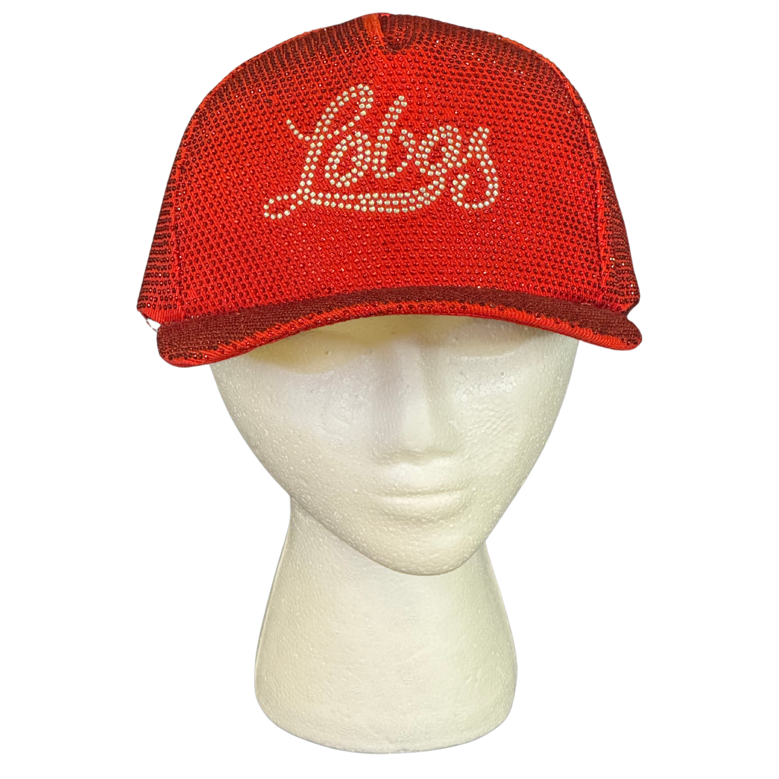 Red Lobo Rhinestone Hat