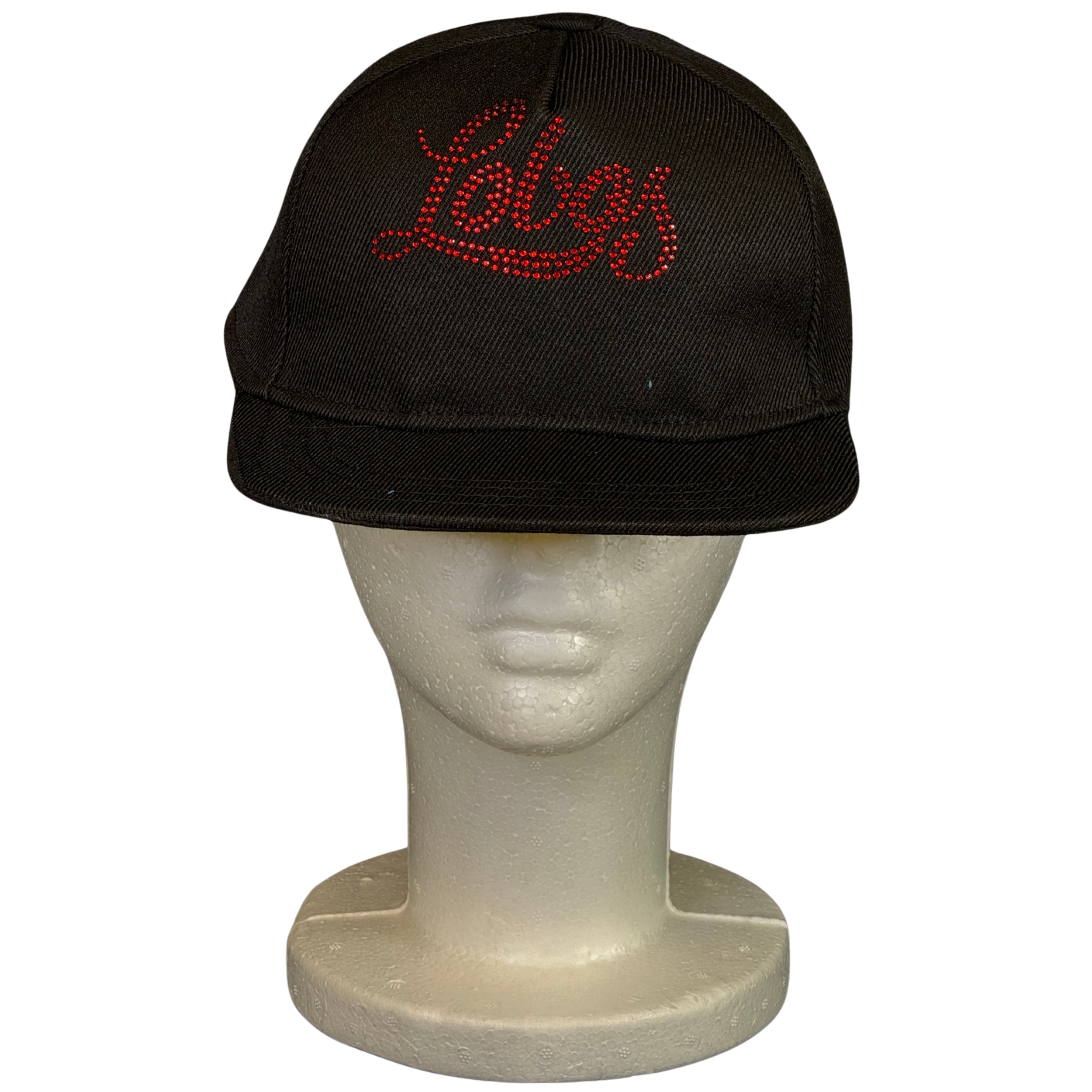 Black Lobo Rhinestone Hat