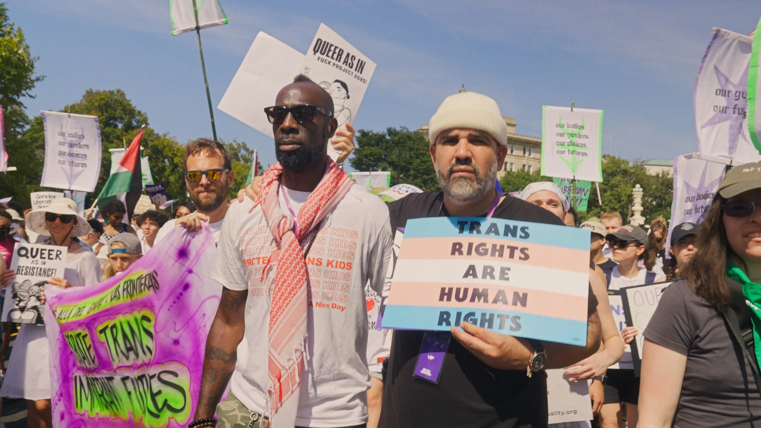 Stephen, Christoph and Carlos at Gender Liberation March.jpg