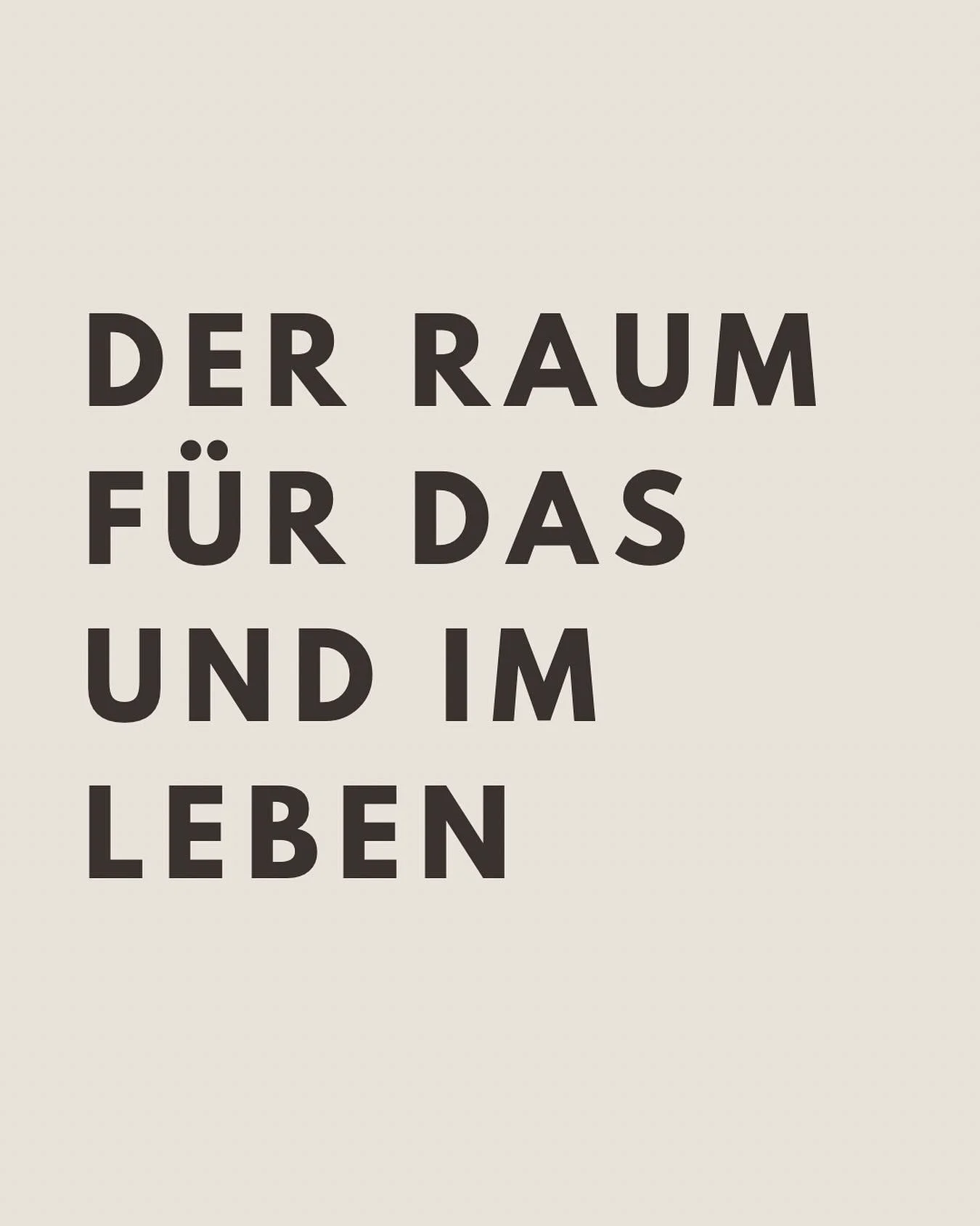 ✨ Der Raum f&uuml;r das UND im Leben ✨
 Wir glauben daran, dass das Leben nicht entweder-oder sein muss. Es darf leicht UND tiefgr&uuml;ndig, ruhig UND wild, kreativ UND geerdet sein. Genau in diesem Spannungsfeld liegt oft das, wonach wir wirklich s