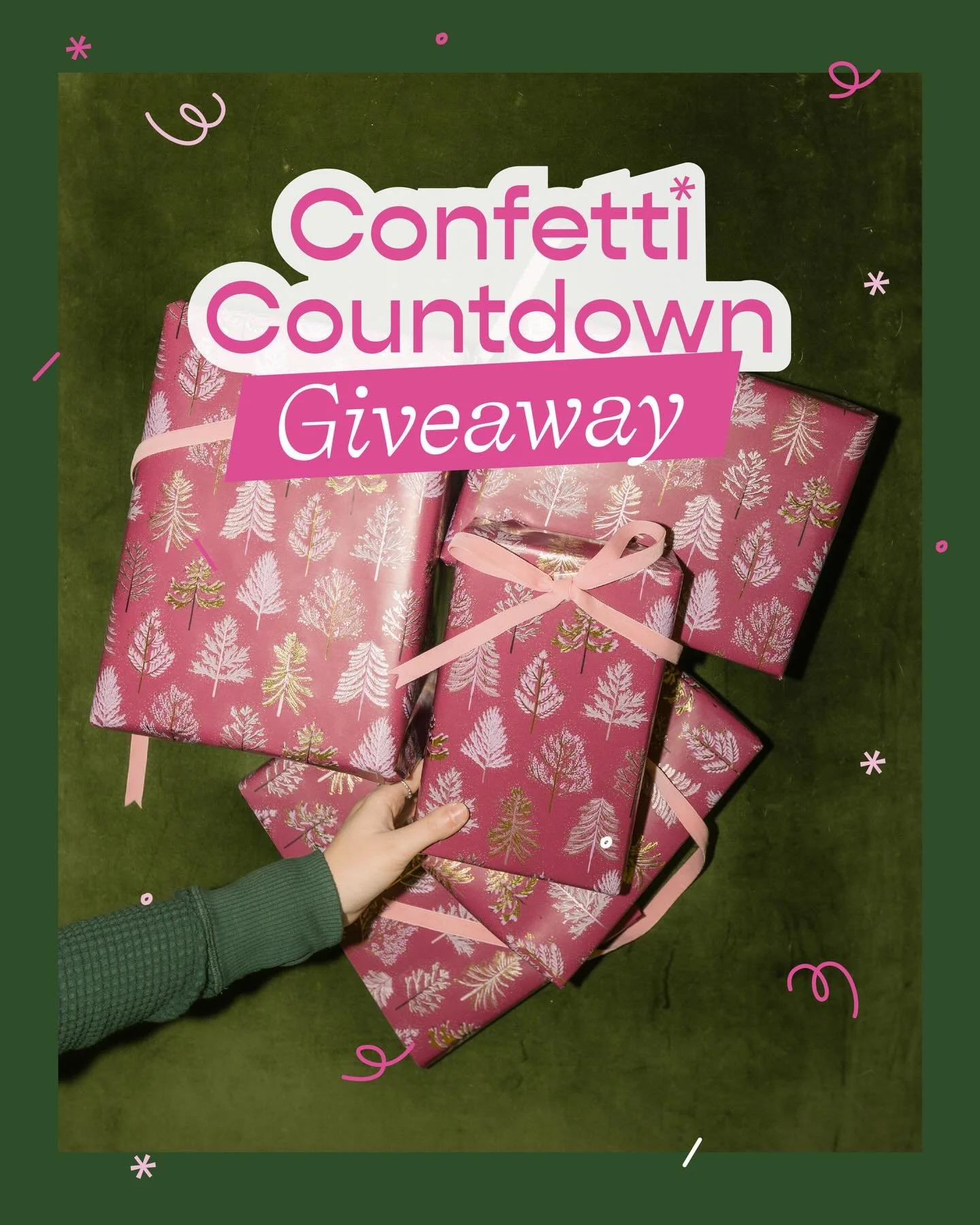 Introducing the Confetti Countdown Giveaway: three rounds, each one bigger and bolder than the last. The countdown begins TOMORROW, complete with giveaways and recipe inspo to match. ✨🎉 

Be sure to follow along for your chance to win!