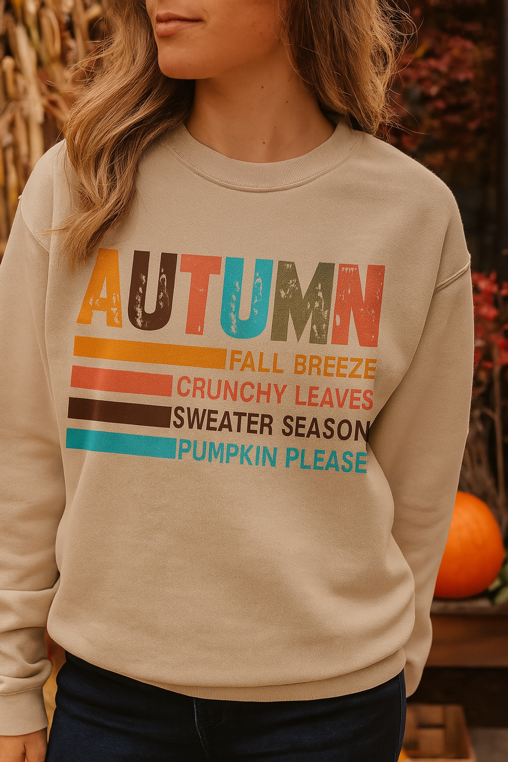 Autumn/Fall Vibes Crewneck Sweatshirt