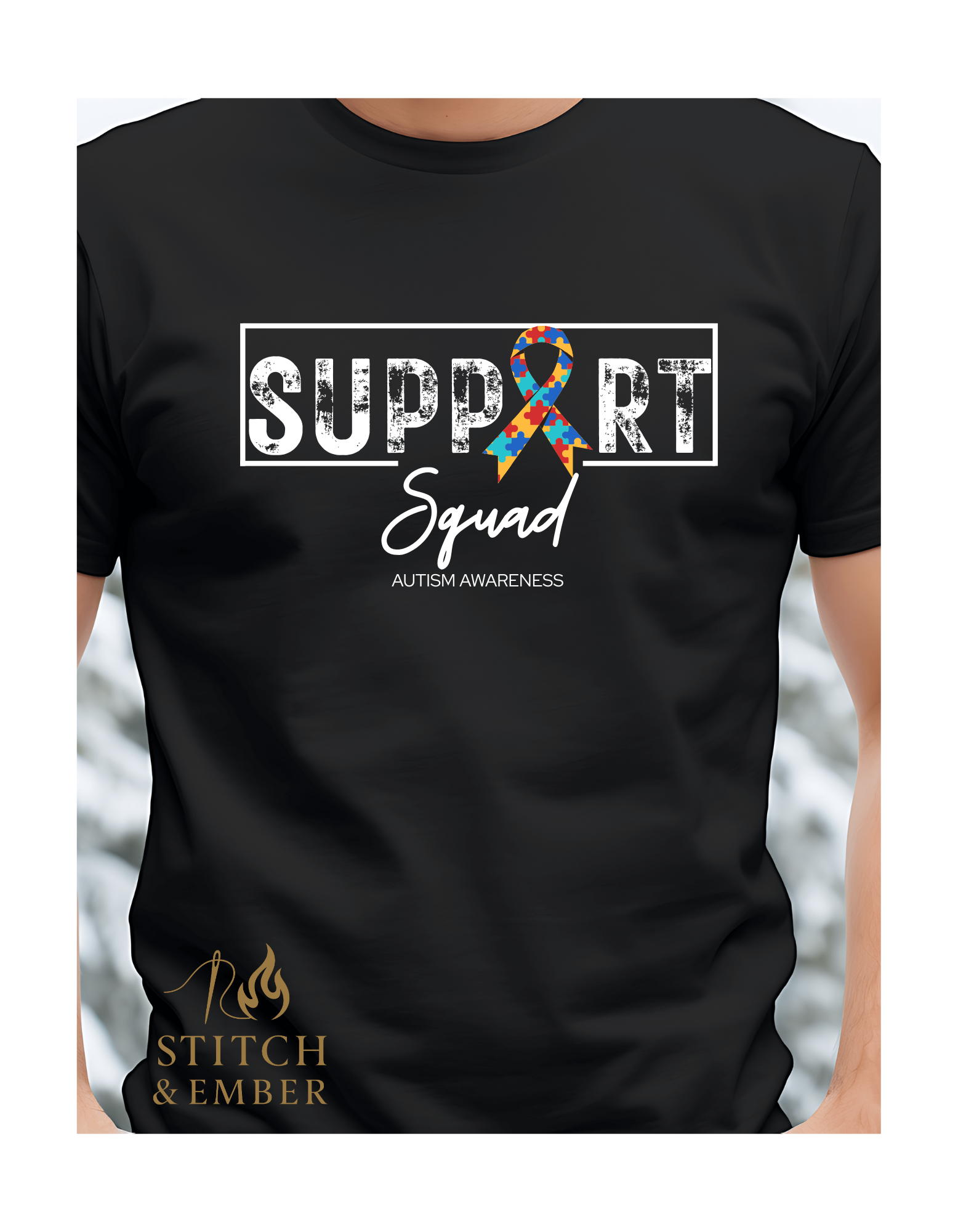 Support Squad Awareness T-Shirts – Custom Ribbon Shirts for Cause Support