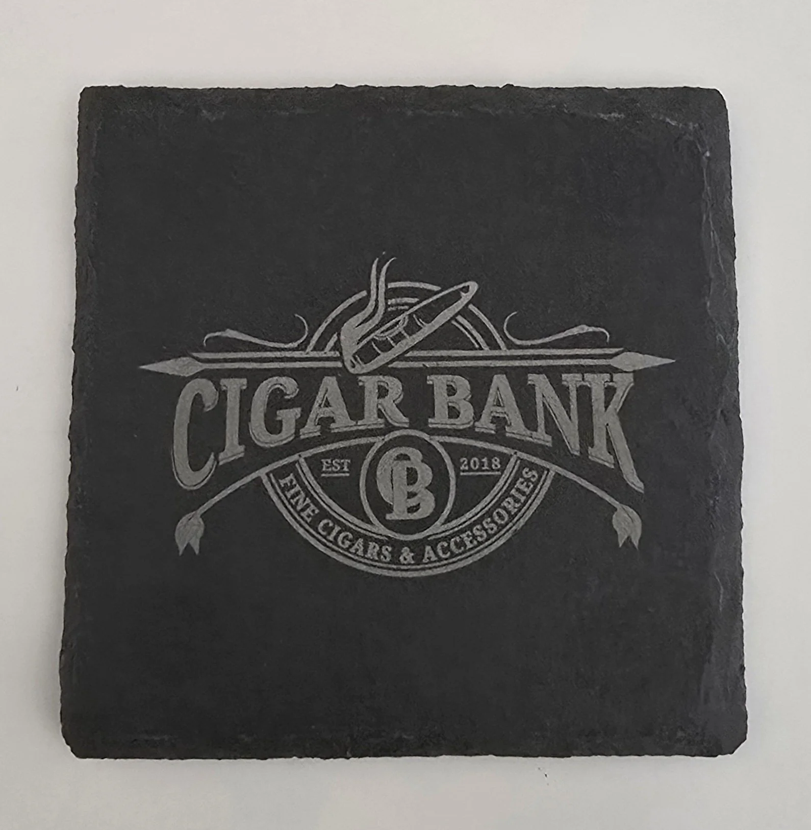 Laser Engraved Branded/Promotional Slate Coasters