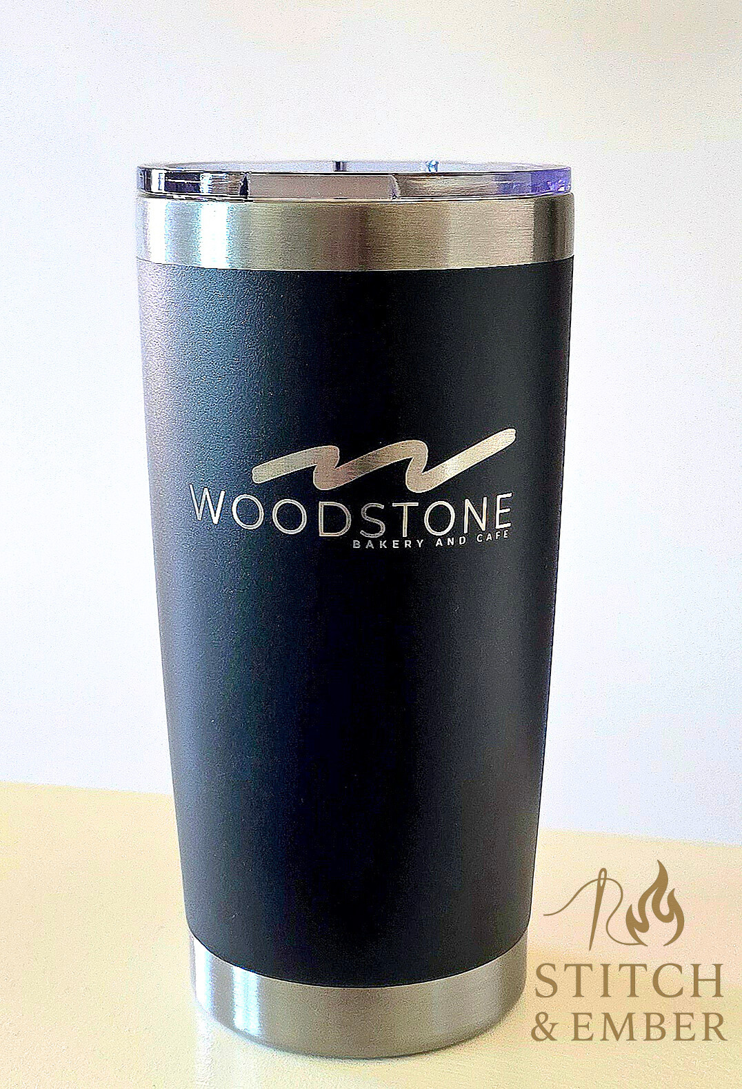 Laser Engraved Branded Tumbler