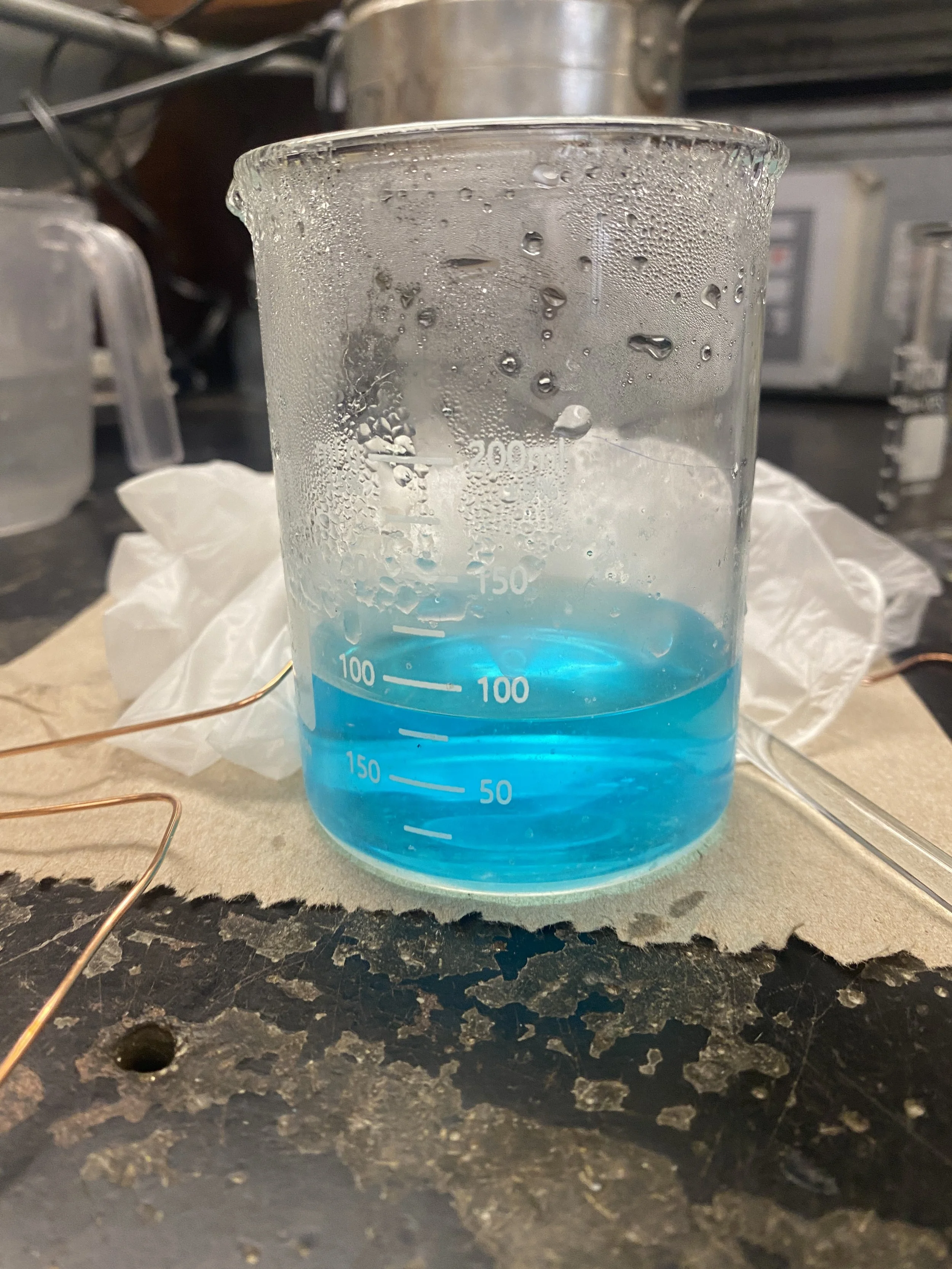 Finished solution after completed immersion