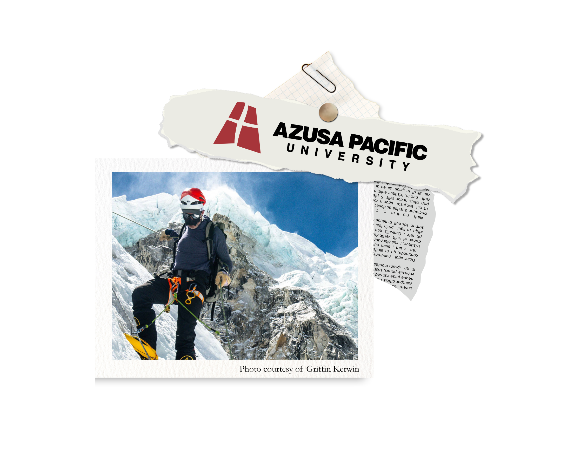 Robert Alt’s Everest Climb Feature by His Alma Mater