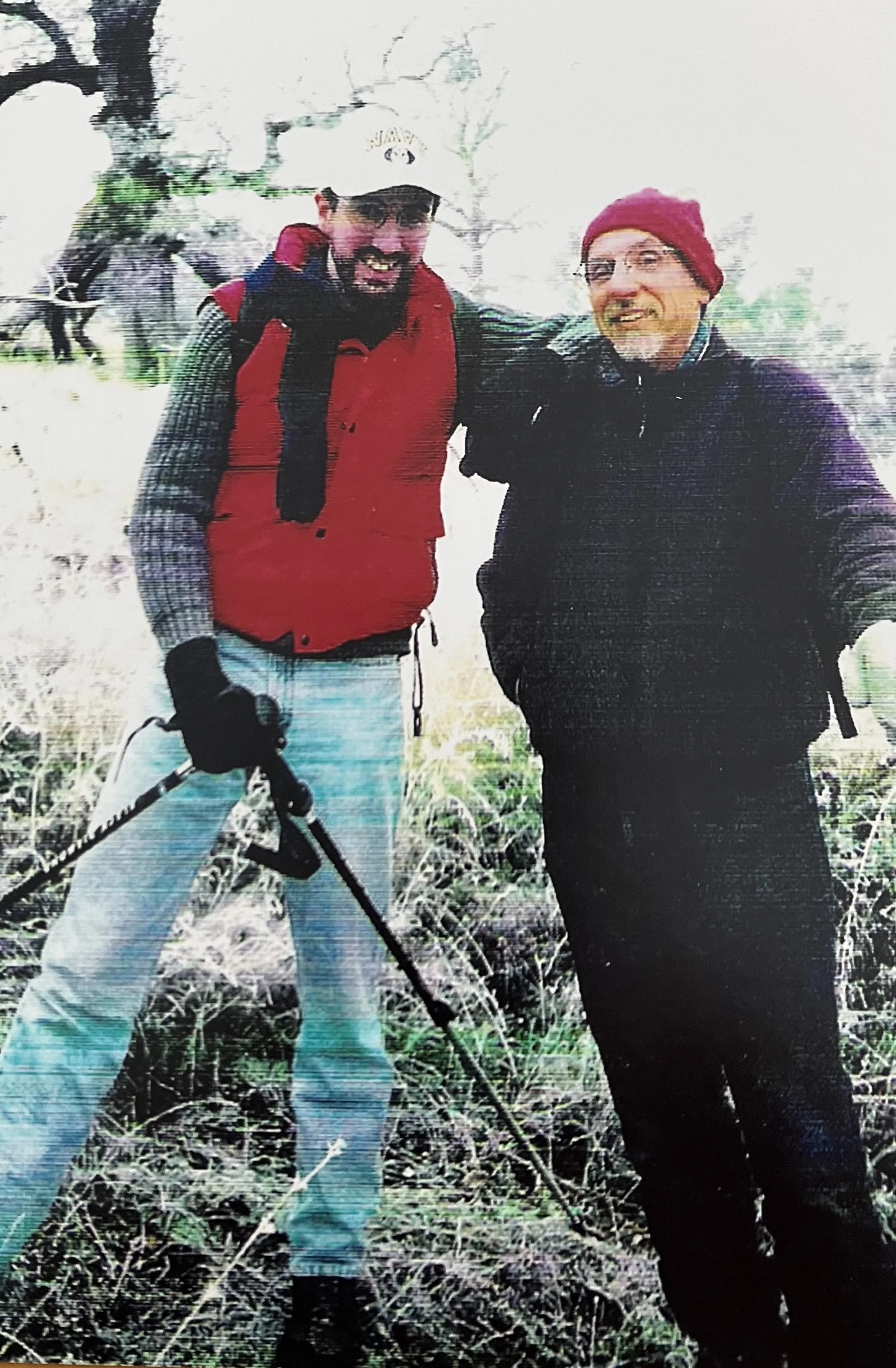 Robert Alt (left) is pictured with his father, “Dr. Bob,” during one of the only hikes they ever did together.