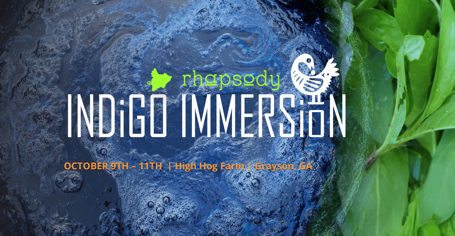 $450 | Rhapsody Indigo Immersion by High Hog Farm