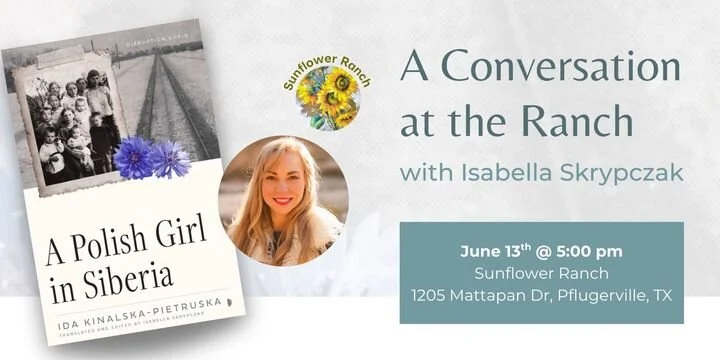 Book Talk with Isabella Skrypczak at Sunflower Ranch