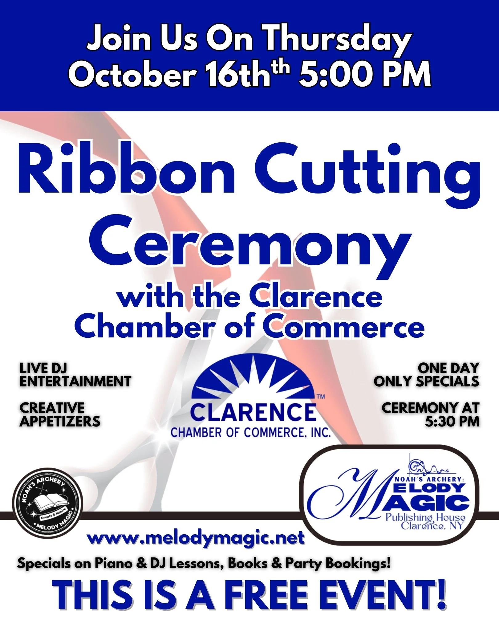 Ribbon Cutting Ceremony: Clarence Chamber Of Commerce