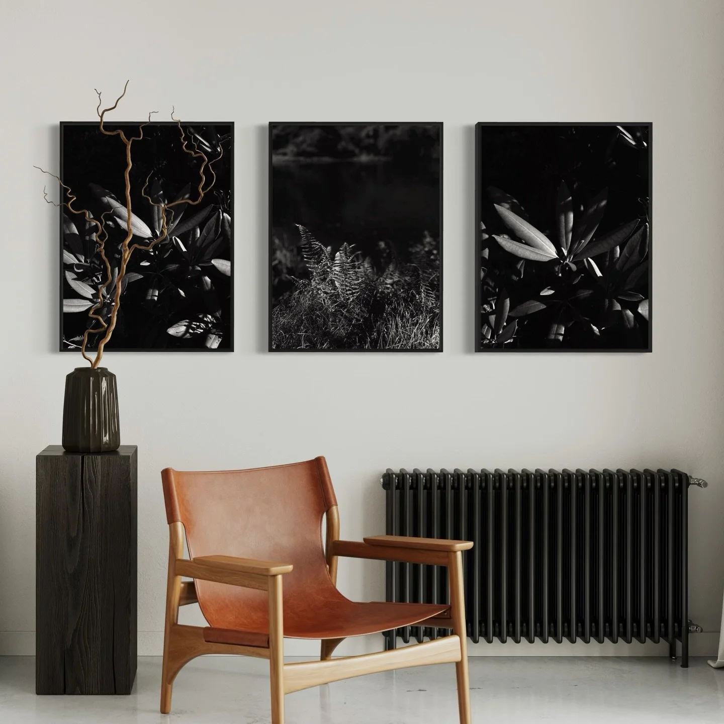 Monochrome Flora is a three-part piece that brings together three unique images that fit as one. These images were captured on a lazy mid-afternoon picnic on the bank of the Blackwater River in Davis, West Virginia.

#FineArtPhotography #ArtPrints #P