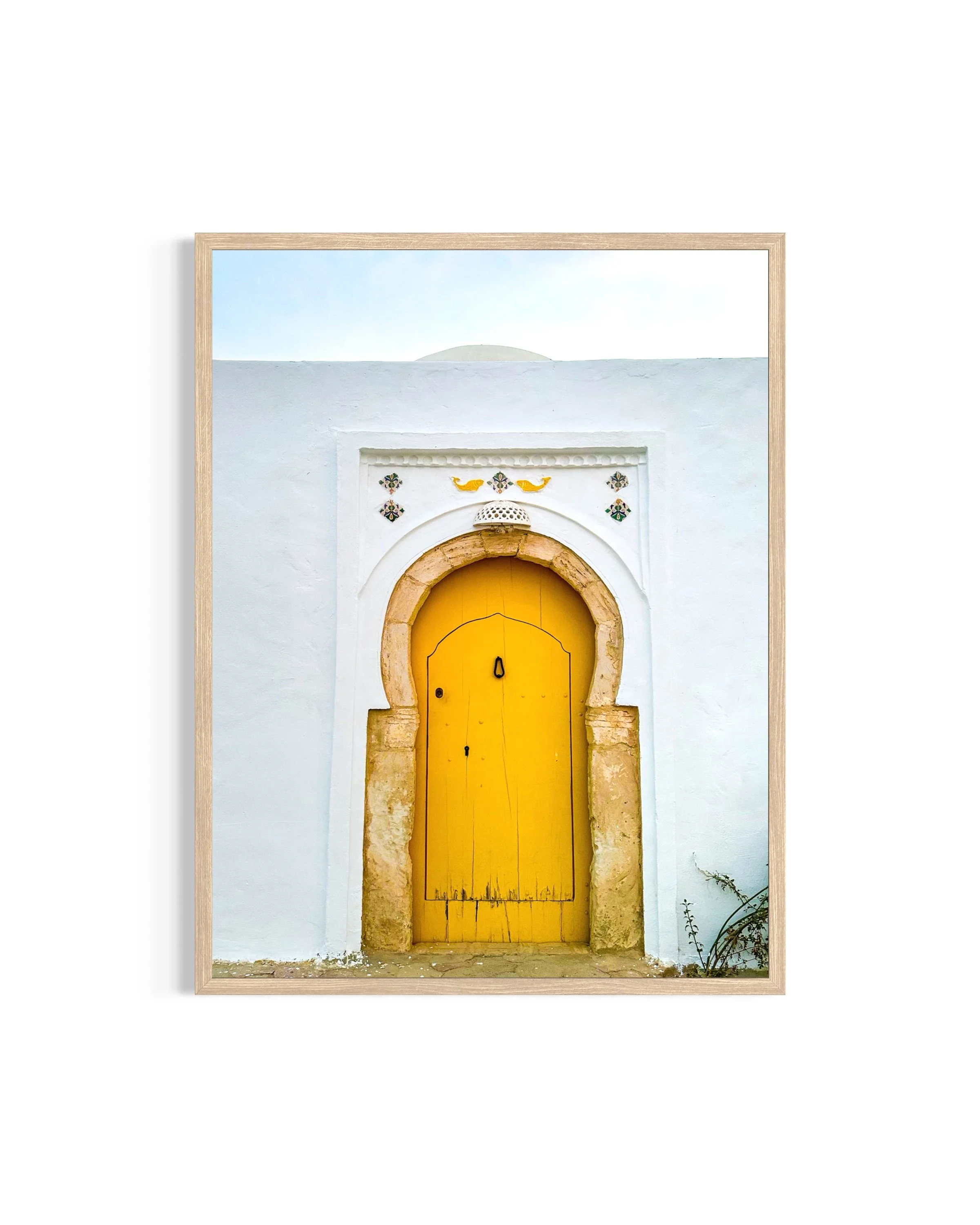 Yellow Door Tunisia_Maple Frame_web.jpg