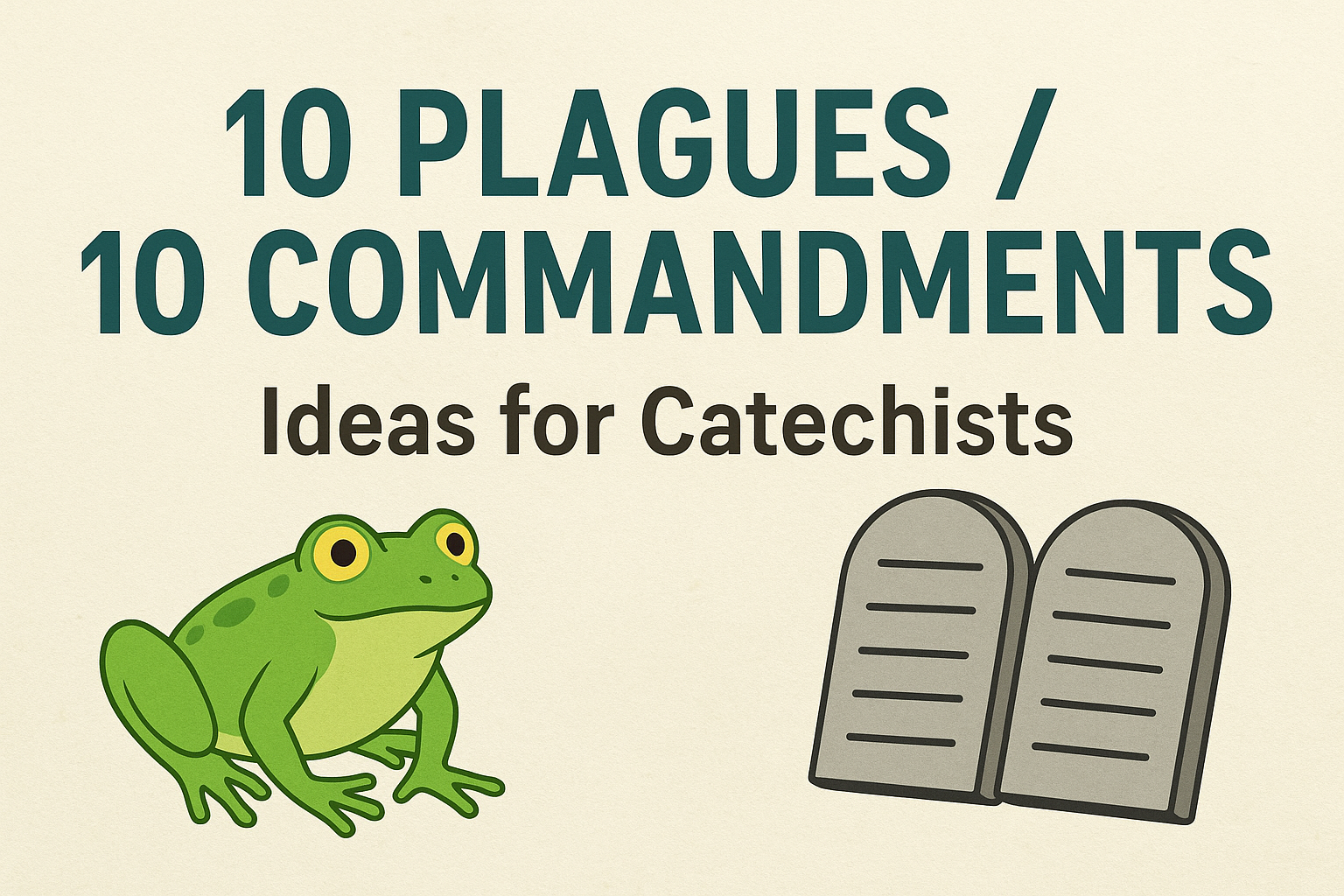 10 Plagues / 10 Commandments: Ideas for Catechists