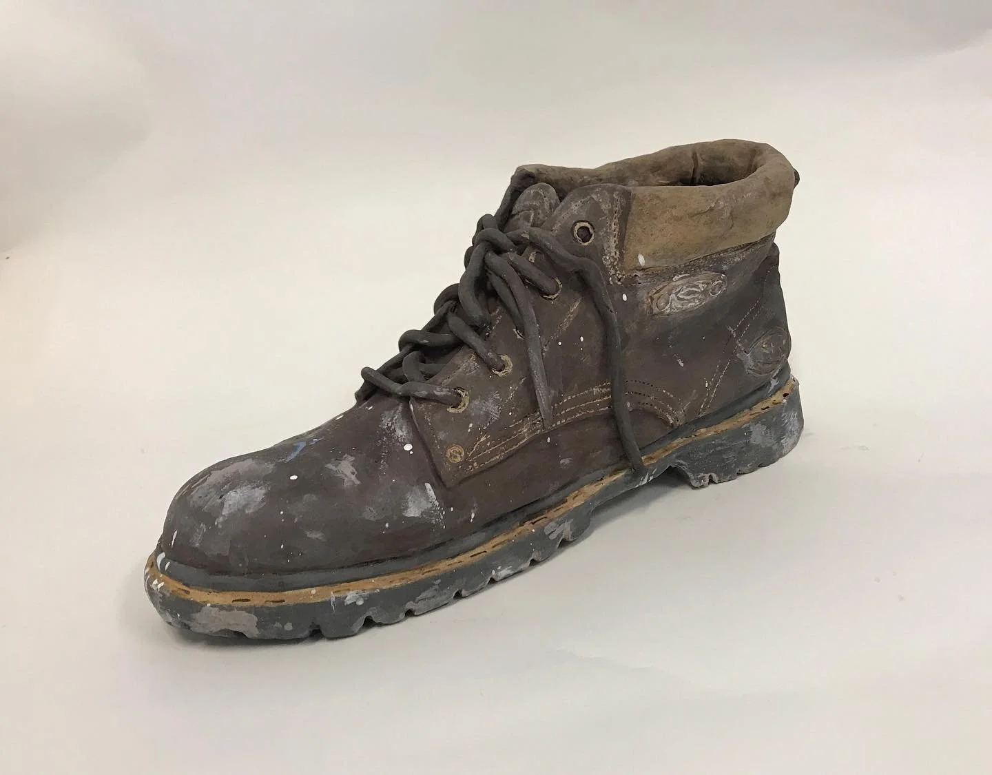 The Potter&rsquo;s Shoe - Trompe L&rsquo;oeil  Spring Show Academy of Art University in San Francisco, CA The Potter&rsquo;s Shoe - Ceramics - Trompe l&rsquo; Oeil #sculpture#sculpture-artist#clay#ceramics#handbuilding#art#deceivetheeye#ceramicart#ce