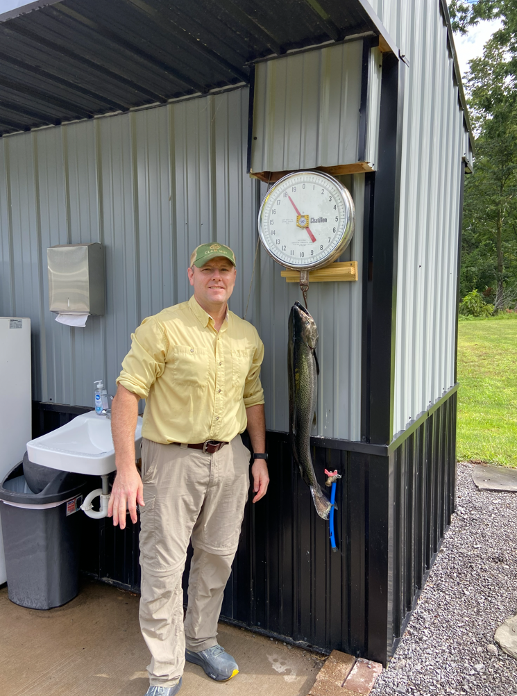 It's a marina, bait and tackle shop, motel and RV park on one piece of ground, so you can launch, weigh in, and sleep without moving your truck.