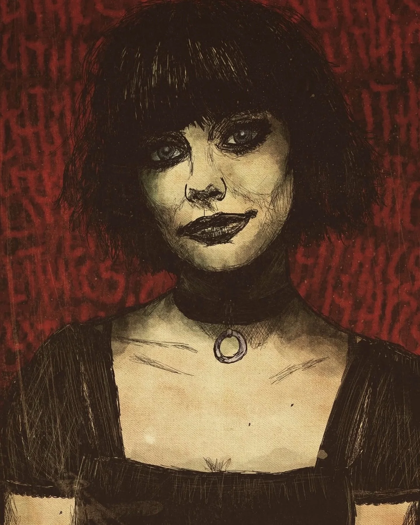 Seems someone made a painting of Daisy Massobianco of @wire_doll . Dont know who did this but if it was you, great job!

#wiredoll #daisymassobianco #punkrock #painting #vveinrecords