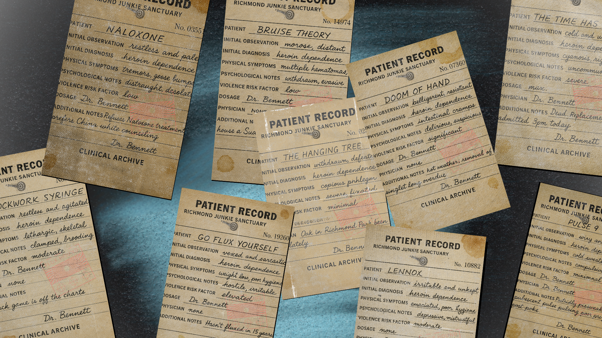 Archive Drop: Flux Hound — Numb Sermon Clinic Cards
