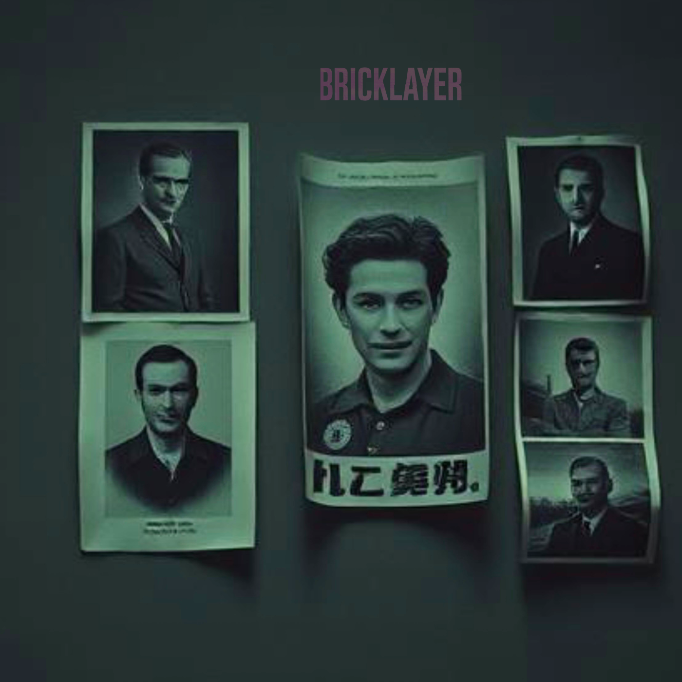 A series of black metal geometric sculptures arranged in decreasing size, creating a tunnel effect in a desert landscape with mountains in the background.