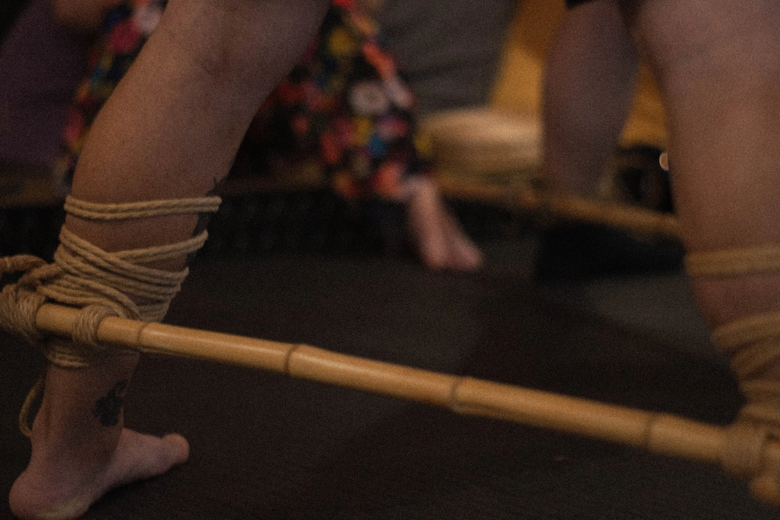 © Shibari Lounge – rope jam and workshops in Essex. Kinbaku teaching session. Not for reproduction..jpg